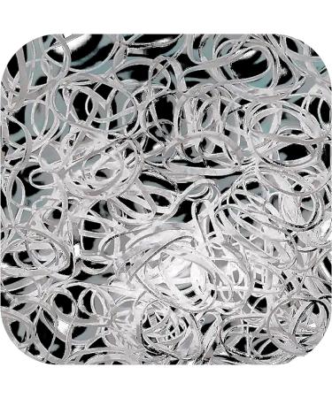 TYGA Store Pack of 1000 Mini Rubber Bands Soft Elastic Bands for Kids Hair Braids Ponytail Hair Pet Hairband Wedding Hairstyle and More (Clear (Extra Thick)) - Buy Online on GoSupps.com