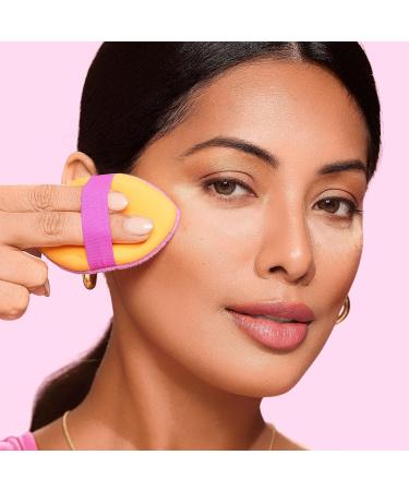 Real Techniques Miracle 2-In-1 Powder Puff + Travel Case Dual-Sided Makeup Blending Puff Elastic Band Precision Makeup Sponge and Powder Puff For Liquid Cream and Powders Travel Case 2 Count 1/Miracle 2-In-1 Powder Puff + Case - Buy Online on GoSupps.com