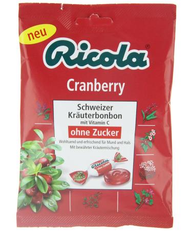 Ricola Cranberry Sugarfree Herbal Bonbon (3 Bags x 75g) - Imported from Germany - Buy Online on GoSupps.com