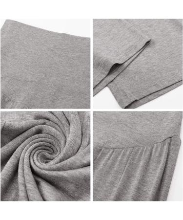 Amorbella Womens Maternity Sweatpants XL Gray - Over The Belly Yoga/Pajama/Lounge Pants - Buy Online on GoSupps.com