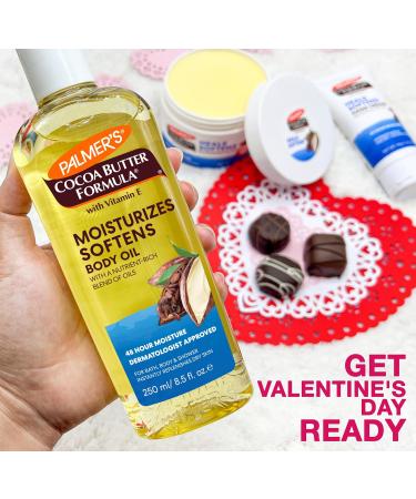 Palmer's Cocoa Butter Moisturizing Body Oil 8.5 Ounces Coconut Oil Formula Lip Balm Duo All-Day Moisturization Pack of 2 - Buy Online on GoSupps.com