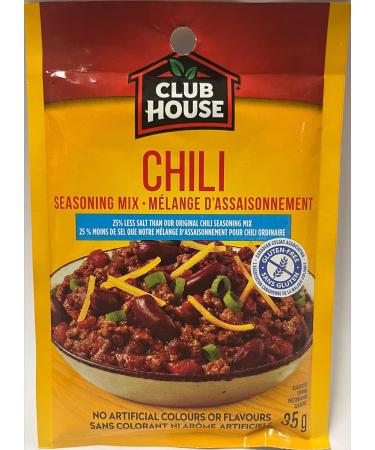 Club House Dry Sauce/Seasoning/Marinade Mix Chili Less Salt 35g Case Pack 12 Count - Buy Online on GoSupps.com