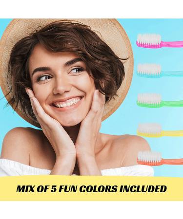 Bulk Individually Wrapped Prepasted Disposable Toothbrushes - Travel Set for Adults (25 Pack - Medium Bristles) - Buy Online on GoSupps.com
