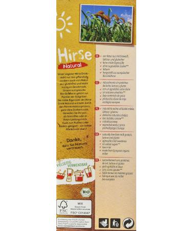 Natumi Millet Drink 1L Organic Unsweetened Vegan Milk Substitute (Pack of 6) | Natural Gluten-Free Beverage - Buy Online on GoSupps.com