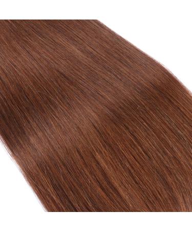 Premium #6 Brown Keratin Bonding Hair Extensions - 60cm 50 Strands 100% Remy Real Hair - U-Tip by Novon - Buy Online on GoSupps.com