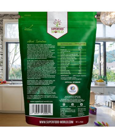 Organic Spirulina Tablets (500 X 500mg) Premium Quality Dietary Superfood | Natural Source of Vegan Protein Iron & Vitamins | UK Certified Organic Ideal for Sports Nutrition Detox & Energy - Buy Online on GoSupps.com