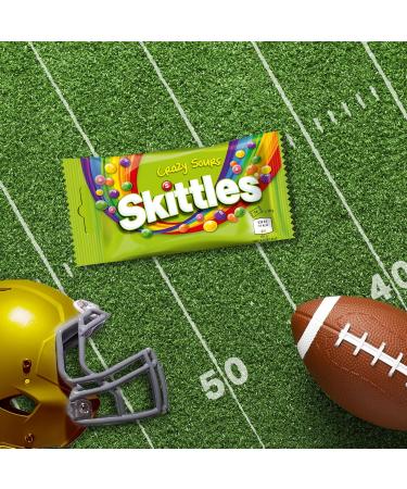 Skittles Crazy Sours 14 Pack | Vegan American Football Snacks | Flavors: Orange Lime Lemon | International Shipping - Buy Online on GoSupps.com