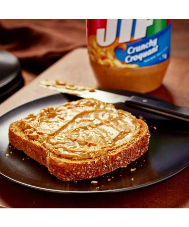 Jif Crunchy Creamy Peanut Butter Smooth & Creamy Texture No Stir 500g Jars (Pack of 12) Crunchy 1 g (Pack of 12) - Buy Online on GoSupps.com