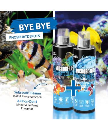 Microbe-Lift Substrate Cleaner 118ml - 100% Biological Soil Cleaner for Fresh & Saltwater Aquariums | Removes Mulm Dirt & Supports Healthy Aquatic Life - Buy Online on GoSupps.com