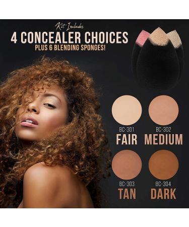 Belloccio Airbrush Makeup System Master Set - 17 Foundation Shades, Blush, Shimmer, Bronzer - Deluxe 1/2oz Bottles - Buy Online on GoSupps.com