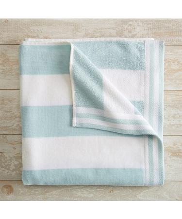 Great Bay Home Large Beach Towel Set of 4 - Soft Cabana Striped 100% Cotton Towels - Lightweight & Quick Dry - 30 x 60 Inches - Multicolor Pack - Buy Online on GoSupps.com