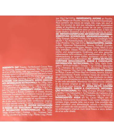 Prozis Instant Oats Powder 1250 g Chocolate - Buy Online on GoSupps.com