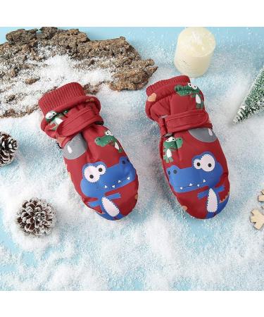 American Trends Toddler Winter Mittens Waterproof Gloves Warm for Baby Boy Girl - Buy Online on GoSupps.com