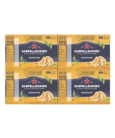 Sanpellegrino Aranciata Sparkling Orange Drink 24-Pack - 11.15 Fl Oz Cans - Buy Online on GoSupps.com