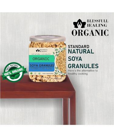 Blessfull Healing Organice SOYA GRANULES for Breakfast 1 lb (453 Gram) - Buy Online on GoSupps.com