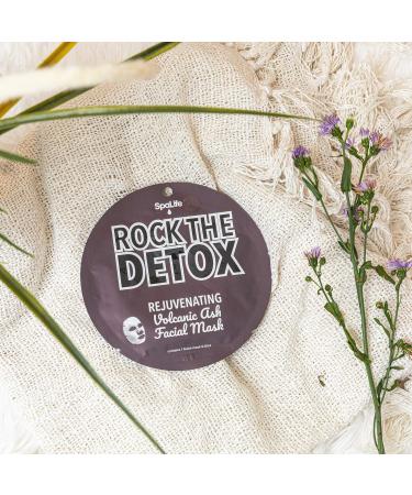 Shop SpaLife Rock the Detox Rejuvenating Volcanic Ash Facial Mask - 10 Count | International Shipping Available - Buy Online on GoSupps.com