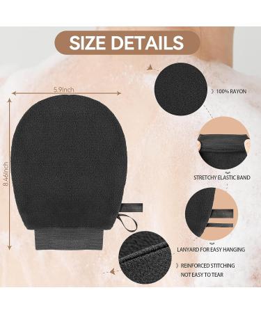 Deep Exfoliating Gloves 2Pcs for Bath or Shower - Men's Women's Exfoliating Tool for Dead Skin Removal - Home Spa Self-Tanning Exfoliation - Buy Online on GoSupps.com