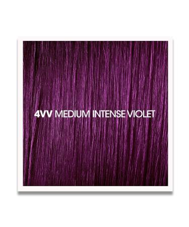 4VV Medium Intense Violet Permanent Hair Color Kit - Long-Lasting Radiant Color Includes Developer Barrier Cream Gloves & More - Perfect for International Shipping - Buy Online on GoSupps.com