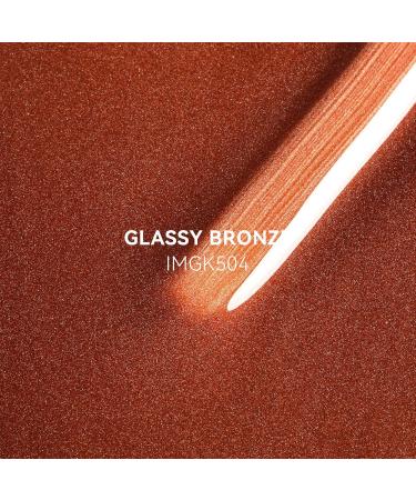 MAYCHAO 15ML Cat Eye Gel Nail Polish 1Pc Glassy Bronze Cat Eye Nail Polish with Magnet Soak off Holographic Magnetic Gel Polish for Nail Art Manicure Salon DIY at Home 0.5 OZ - Buy Online on GoSupps.com