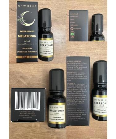 Melatonin Deep Sleep Essential Oil Roll On - Calming Aromatherapy Stick with Lavender Bergamot & Frankincense | Anti-Stress Relaxation Gift for Women - Perfect Stocking Stuffer - Buy Online on GoSupps.com