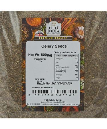 Old India Celery Seeds 500g - Premium Quality Spices for Cooking | Shop Now - Buy Online on GoSupps.com