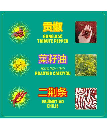 FLYBYJING Sichuan Chili Crisp 6oz: Gourmet Spicy Tingly Hot Sauce with Sichuan Pepper - Vegan, Gluten-Free, All-Natural & Versatile - Buy Online on GoSupps.com