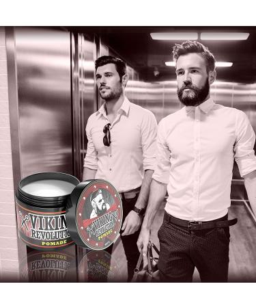 Viking Revolution Hair Pomade for Men - Medium Hold Matte Finish 4oz - New Formula, Water Based & Easy to Wash Out - Buy Online on GoSupps.com