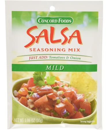 Concord Foods Mild Salsa Mix - 1.06 oz | Pack of 18 | Flavorful & Versatile - Buy Online on GoSupps.com