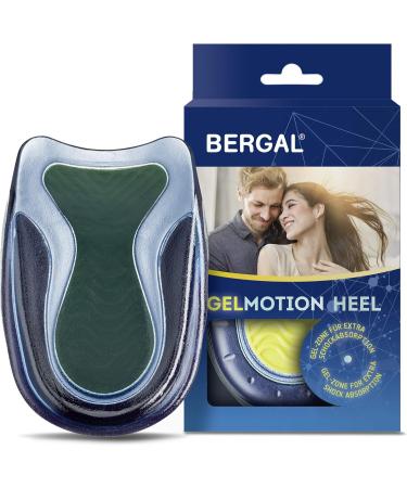 Bergal GelMotion Heel Cushions for Work | Size 42-46 | Comfort & Support for All-Day Use - Buy Online on GoSupps.com