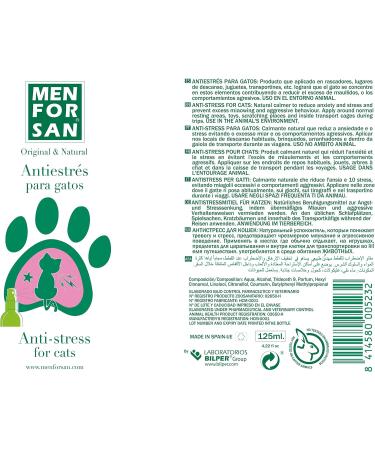 MENFORSAN Anti-Stress for Cats 125 ML | Pack of 2 - Buy Online on GoSupps.com