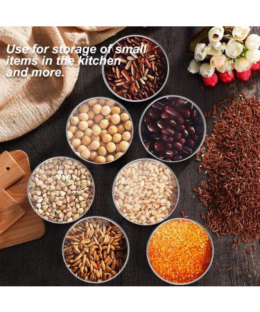 DINGPAI 27pcs 2oz Metal Candle Tins - Round Empty Containers for Candle Making, Party Favors, Spices & Gifts - Silver Color - Buy Online on GoSupps.com