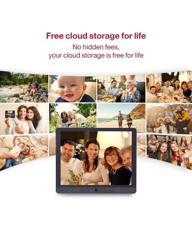 Pix-Star 10 WiFi Digital Picture Frame | Share Videos & Photos Instantly | Motion Sensor | IPS Display | Easy 1-Minute Setup | Great Gift - Buy Online on GoSupps.com