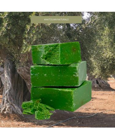  Gedikum Anatolian Naturals Original Turkish Laurel Soap 80% Laurel Oil 20% Genuine Turkish Olive Oil with Laurel & Olive + 160g Vegan Handmade - Buy Online on GoSupps.com