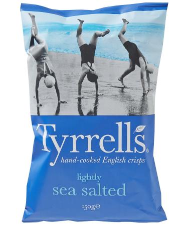 Tyrrell's Lightly Salted Sea Salt Crisps 150g