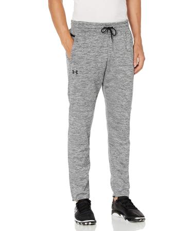 Under Armour Men's Armour Fleece Twist Pants Halo Gray (014)/Black Large