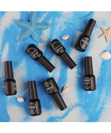 Drizzle Beauty Gel Nail Polish Kit Blue Green Series 12 Colors Collection | 3 Pack Top & Base Coat | Soak Off LED Nail Polish Set | DIY at Home Gift for Women - Buy Online on GoSupps.com