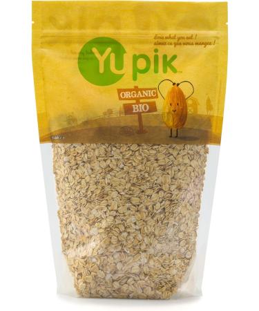 Yupik Organic Black Chia Seeds Non-GMO Vegan Gluten-Free 1Kg & Organic Rolled Oats (Regular) 1Kg 1000 g (Pack of 1) Black Chia Seeds+ Rolled Oats - Buy Online on GoSupps.com
