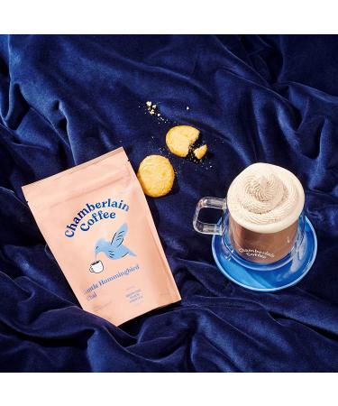 Chamberlain Coffee Gentle Hummingbird Chai Mix - Vegan Chai Latte with Oat Milk & Vanilla - 10oz - Buy Online on GoSupps.com