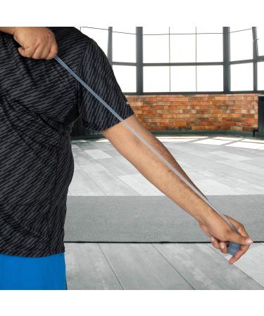 Mind Reader 1 Shape Chest Expander - Rubber Resistance Band & Exercise Stretching Strap - Blue | International Shipping Available - Buy Online on GoSupps.com