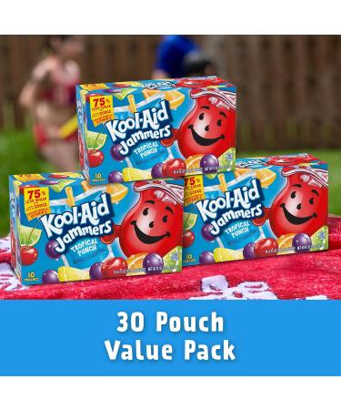 Kool-Aid Jammers Flavored Drink Tropical Punch 180 Ounce - Buy Online on GoSupps.com