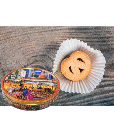 Sync'T Danish Butter Cookies Jacobsen's Nostalgic Danish Butter Cookie Tin 5 Classic Shapes - Buy Online on GoSupps.com