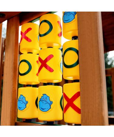 Gorilla Playsets 07-0010 Tic Tac Toe Spinner Activity Panel - Yellow - Buy Online on GoSupps.com