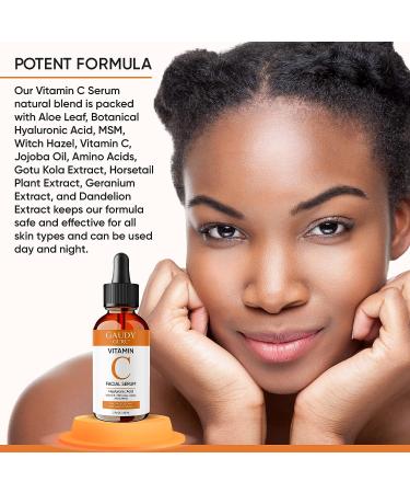 Vitamin C Hyaluronic Acid Serum for Face | Anti Aging, Dark Spot, Wrinkle, Acne Scar Treatment - Buy Online on GoSupps.com