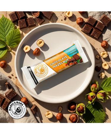 Daryl's Bars Chocolate Hazelnut On the Go Whey Protein Bars Gluten Free 20gr of Protein Snack Meal Replacement Pack of 1 Chocolate Hazelnut 12 Count (Pack of 1) - Buy Online on GoSupps.com