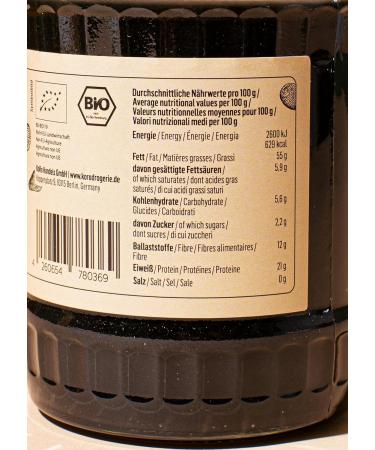 KoRo - Koro - Organic black tahin (Sesame puree) - 6 x 500g - A real treat made from 100% organic black sesame seeds. - Buy Online on GoSupps.com