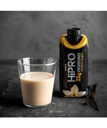 HiPRO Danone HiPRO Protein Drink - Vanilla - 16 x 330ml - High in Protein No Added Sugars Lactose Free - Buy Online on GoSupps.com
