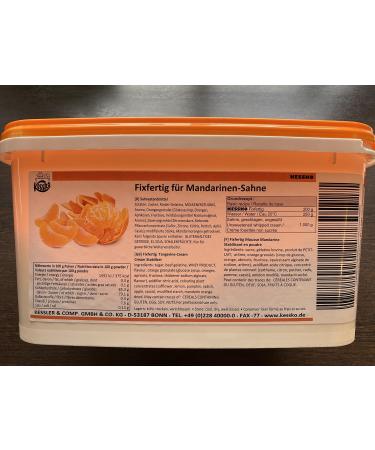 Mandarin Kessko cream stock 900 g cream stand cream stiffener cream 0.9 kg (mandarin)