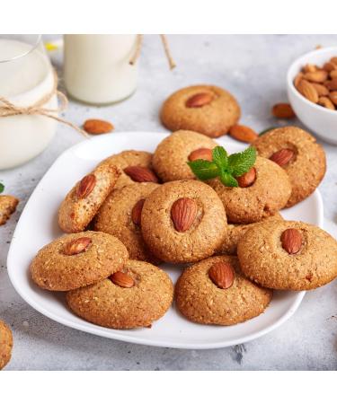 Yupik Roasted Unsalted Jumbo Almonds 1 kg Kosher Gluten-Free Large Almonds Crunchy Nuts Lightly Roasted No Added Salt Source of Fiber & Protein Savory Snacks - Buy Online on GoSupps.com