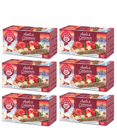 DEKOND TEEKANNE "Apple & Cinnamon" - Apple and cinnamon flavor - 6 x 50 g