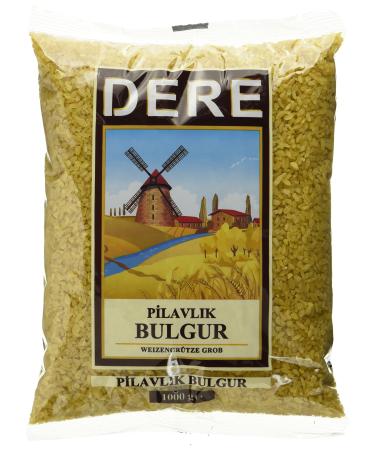 DERE Wheat Groats Coarse Pilavlik Bulgur Pack of 12 (12 x 1 kg)
